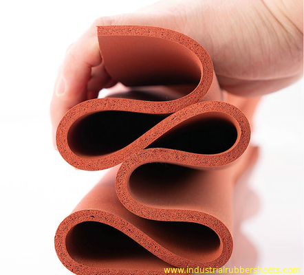 Silicone Foam Sheet with Close Cell Structure Aging Resistant Silicone Rubber Sheet for Protection