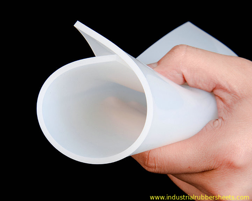 Silicone Rubber Sheet for Industrial Food Medical Grade High Tear Resistant Smooth Surface Customized Size 100% Virgin HTV Silicone Materia