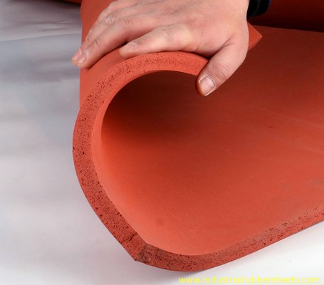 1.5-50mm Thickness Close Cell Silicone Sponge Sheet Silicone Foam Sheet Rubber Sponge Sheet