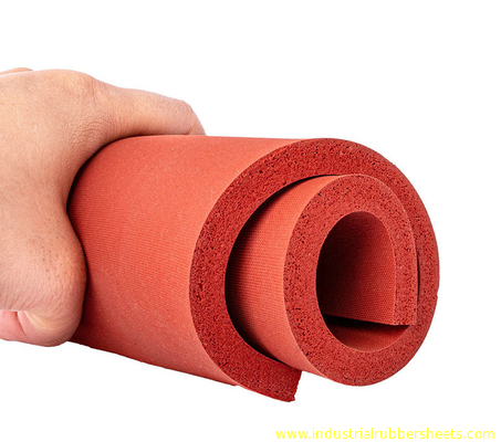 0.5-1.0g/Cm3 10-40 Shore A Close Cell 100psi Silicone Foam Sheet