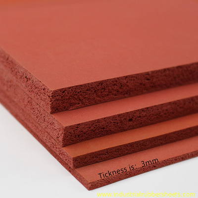 10-40shore A Close Cell Silicone Foam Rubber Sheet for Heat Insulation and Protection