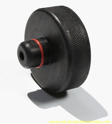 Black Shock Absorber Rubber Jack Pad For Car
