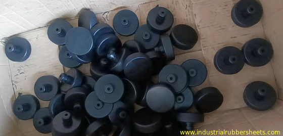 Black Shock Absorber Rubber Jack Pad For Car