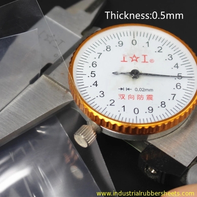 0.1-0.8mm x 0.5m x 50m Silicone Rubber Sheet , Silicone Roll , Silicone Membrane for High-Temperature Resistance