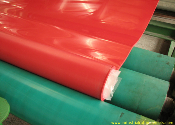 Red Industrial Gum Rubber Sheet For Truck Lining , Drinking Water Lining