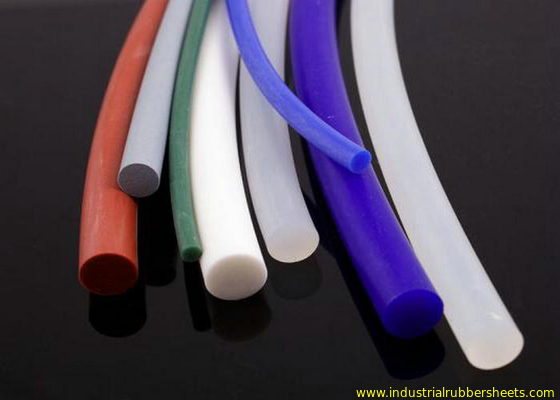 Translucent Silicone Extrusion Cord 1-50mm Diameter FDA RoHS Certified