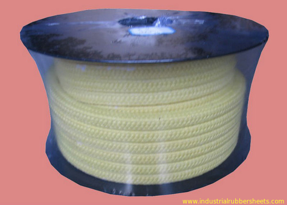Durable Aramid Fiber Braided Gland Packing with PH Range 0-14 and Working Temperature -150 to +650°C for Valves and Pumps