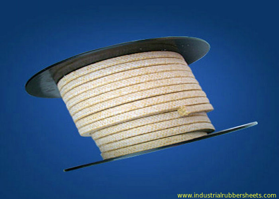 Durable Aramid Fiber Braided Gland Packing with PH Range 0-14 and Working Temperature -150 to +650°C for Valves and Pumps