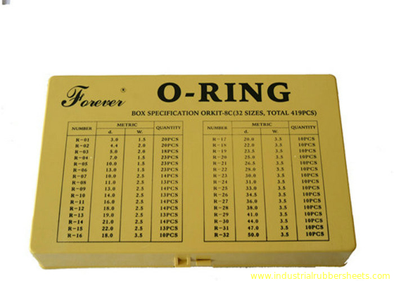 Standaard Rubber de O-ringsuitrusting ISO3601, AS568A, DIN3771, JIS B2401 van Silicone Rubberwasmachines