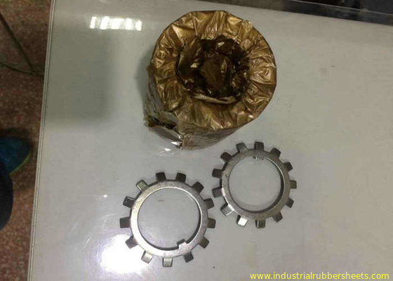 SS304 SS316 MS Steel Lock Washer With External Teeth Serrated , Natural Color
