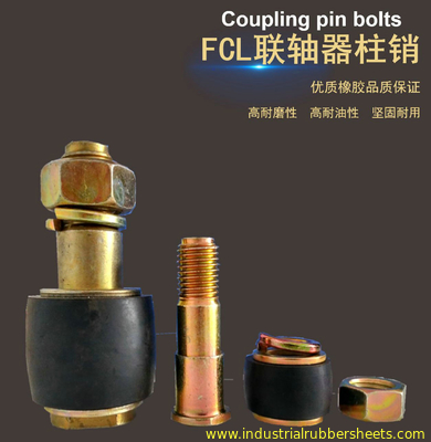 De standaardkoppeling Pin Metal Rubber Iso 9001 van Groottefcl