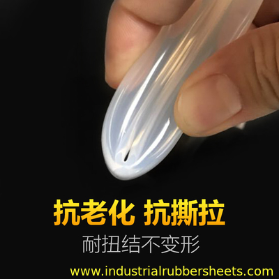 Aangepast extrusieproces Duidelijke siliconen buis Glad oppervlak