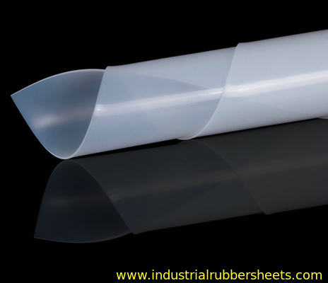 Ul94-V0 Ontvlambaarheid Doorzichtige siliconen rubberplaat Warmtepers 1m-20m Lengte