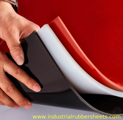 Hoge hardheid 2 mm dik siliconen rubberplaat met Ul94-V0 rating voor industriële toepassingen