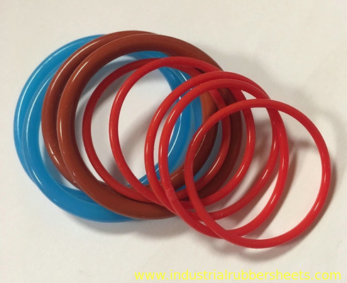 Verscheidene maten 10 bar rode siliconen O-ringen 30-60% Compressie Set -60°C tot +260°C