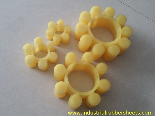 Standaardgrootte Gele rubberen afdruk afbrekingsbestendige