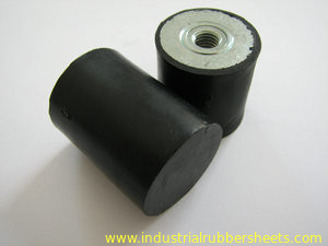 De cilindrische Rubberschok e-PF zet Vlotte Oppervlakte met Zwarte Kleur op