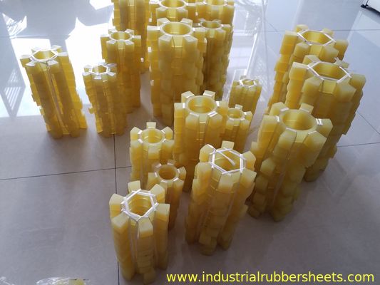 Yellow SBT Polyurethane Coupling with 120°C Working Temperature, High Tensile Strength, and Oil Resistant Properties for Industrial Shaft Coupling