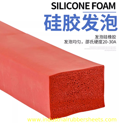 Silicone sponsstrook, siliconen sponsprofiel geëxtrudeerd door gesloten cel siliconen sponsmateriaal