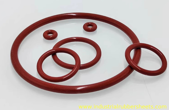 Voedingsmiddelenkwaliteit Silicone O Ring 60 Shore A -30°C tot +200°C
