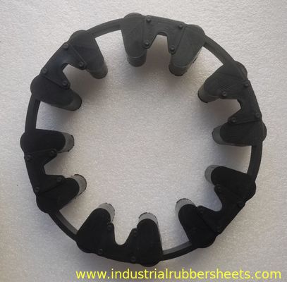 12 Toothes PRK Rubber Coupling for Coupling Spider in OD175mm x ID106mm x T25mm in Black Color