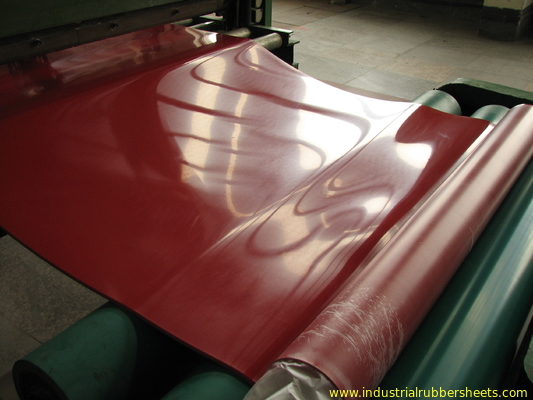 22Mpa Tensile Strength 35-40Shore A Hardness Pink Red Natural Rubber Sheet Gum Rubber Sheet