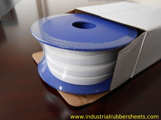 De witte Steunende Zelfklevende PTFE-Rechthoek van de het Voedselrang van de Pakkingsband/Rond Kruis