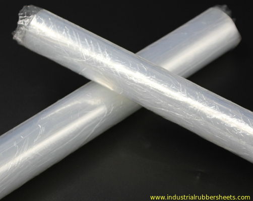 0.1-0.8 mm x 0.5 m x 50 m Siliconeplaat, siliconenrol, siliconenmembraan, siliconenrubberplaat