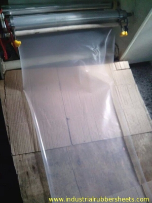 Vermaarde siliconen rubberplaat 0,1-0,8 mm x 0,5 m x 50 m, treksterkte 7,5 Mpa