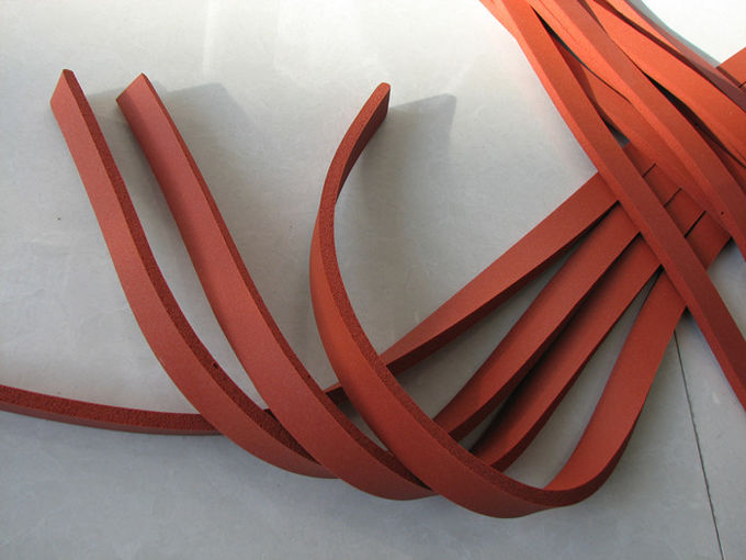 Bruine het Voedselrang van de Siliconestreep/Silicone Rubberkoord zonder Geursterkte Met grote trekspanning
