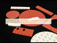 Gesloten cel siliconen rubber ringen 10-40 Shore A hardheid 0.5-1.0g/Cm³ dichtheid