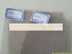 SS316 SS304 Roestvrijstalen Gaas / Zuurvast Metalen Gaas 30m Lengte