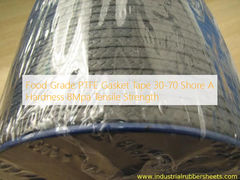 Voedselveilige PTFE pakkingstape 30-70 Shore A hardheid 8 MPa treksterkte