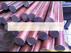 Goede isolatie katoen / papier fenolstaaf Glad Lengte 1 - 3m