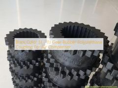 Zwarte kleur 3J - 11J tandwiel rubber polyurethaan koppeling voor luchtcompressor