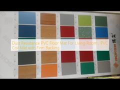 Stofbestendige PVC vloermat voor woonkamer, PVC spoelmat met stevige steun