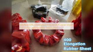 Industrieel rubberblad: 400% rek- en slijtvastheid