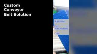 Aangepaste witte transportband voor materiaalbehandeling