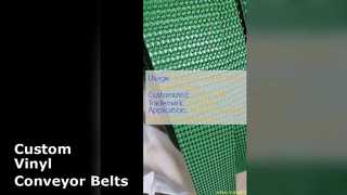 Op maat gemaakte vinyl transportbandoplossingen