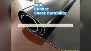 NBR-rubberen plaat, zwarte stoffen inzet