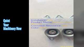 Zwarte rubberen schokdempers, trillingsgeluiddempend