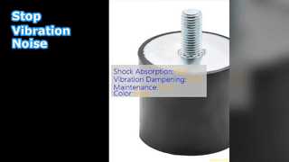 Rubberen steunen stoppen trillingsgeluid
