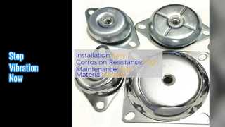 Duurzame zwarte rubberen schokdempers trillingsdemping