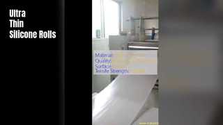 Dun siliconenrubbervel 0,1 mm 0,8 mm rol