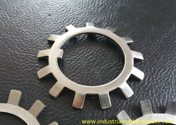 SS304 SS316 External Teeth Serrated Lock Washer with Natural Color for Industrial Applications