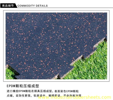 Grain Rubber Mat and Sheet with 10-50mm Thickness for Slip-resistant Shock Absorption Flooring