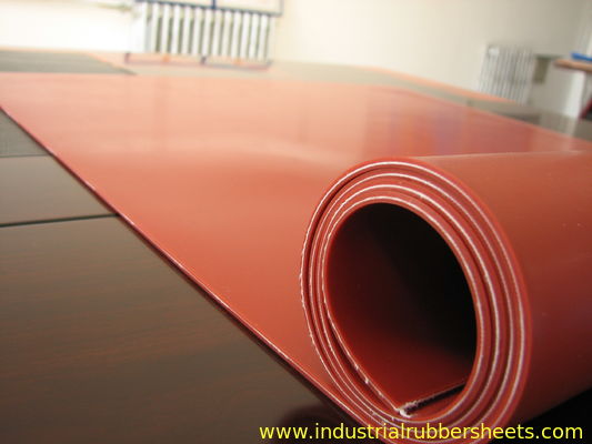 Red 3mm High Temperature Silicone Rubber Sheet with Excellent Oil Resistance