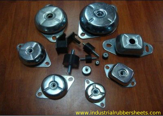 Custom Molded Industrial Grade Rubber Shock Mounts with 40, 50, 60 Shore A Hardness for Vibration Damping