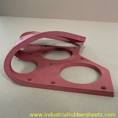 1,5 mm gesloten cel siliconenschuimstrip, hittebestendige siliconensponsstrip