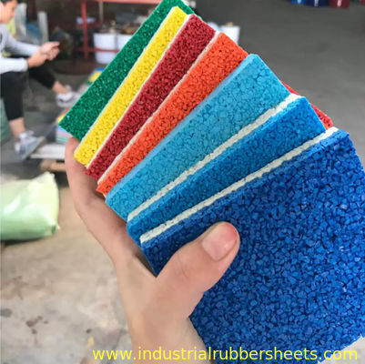 70 Shore A Hardness Colored EPDM Rubber Granules with 18% EPDM Content and UV Resistance